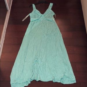 New York company long teal dress